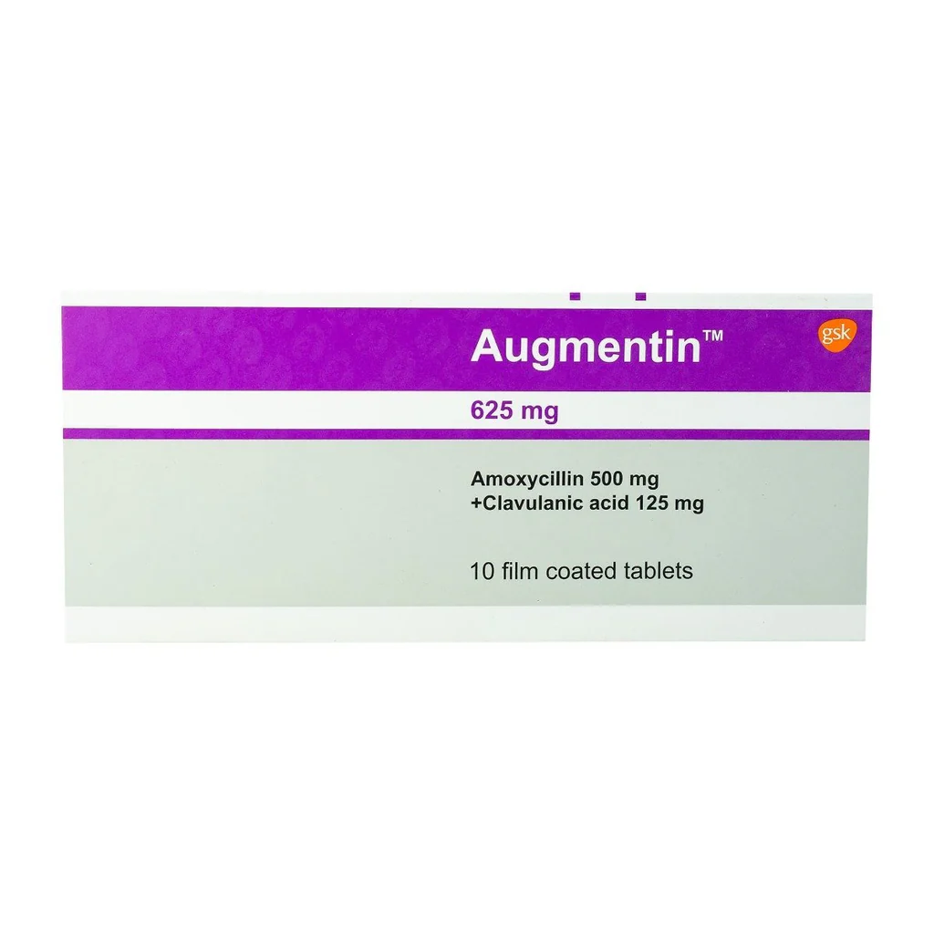 AUGMENTIN 625MG 10 TAB