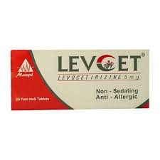 LEVCET 5MG 20TAB