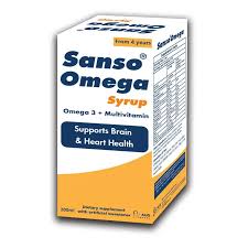 sanso omega 200 ml syrup