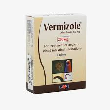 VERMIZOLE 200MG 6 TAB